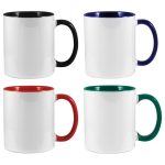 Two tone ceramic mug